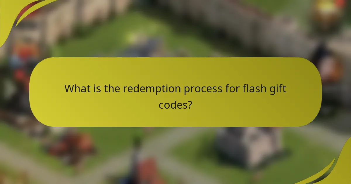 What is the redemption process for flash gift codes?